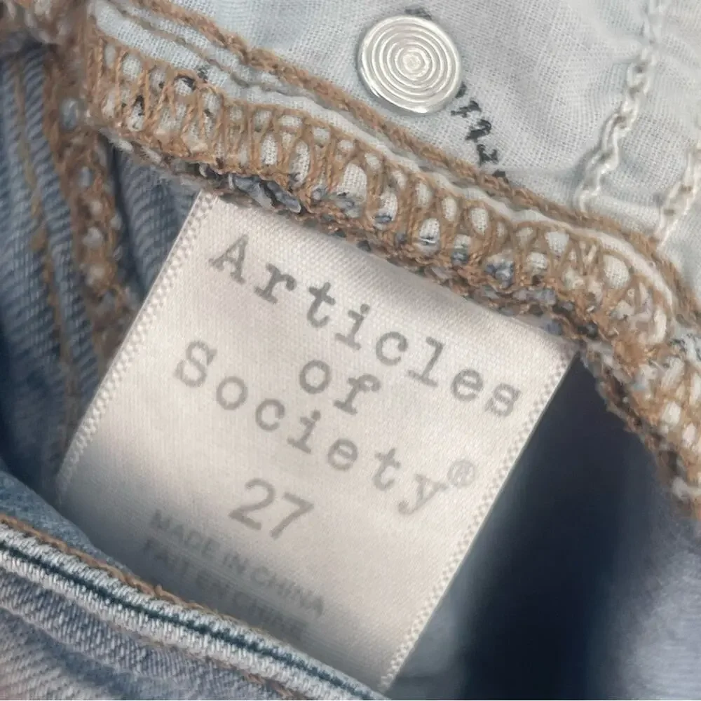 Articles Of Society excellent lightly